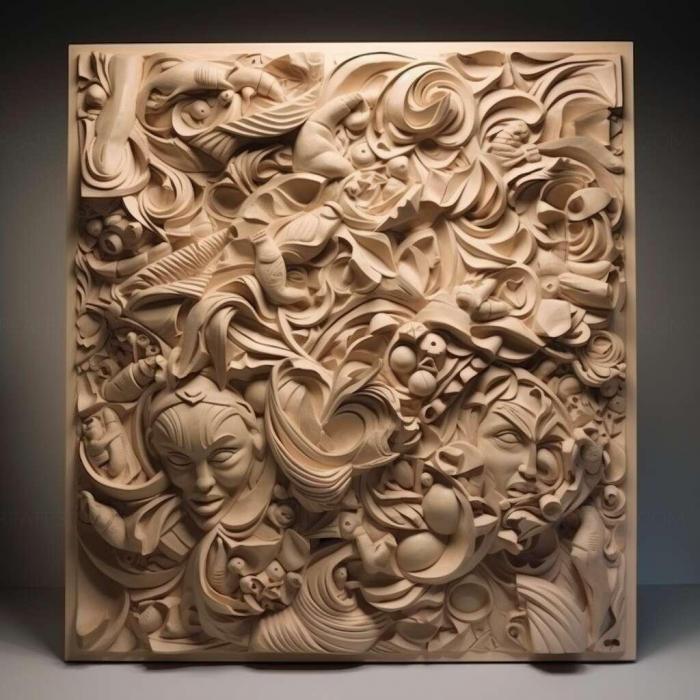 نموذج ثلاثي الأبعاد لآلة CNC 3D Art 